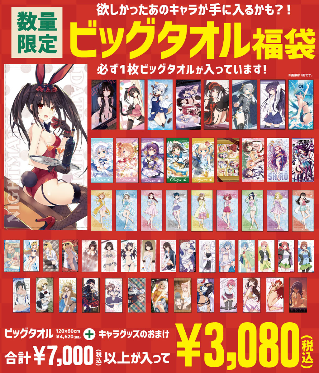 数量限定！ ビッグタオル福袋