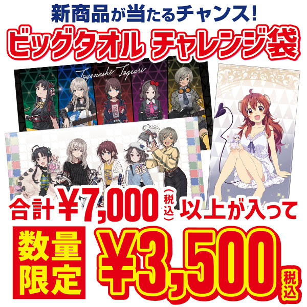 数量限定！ビッグタオルチャレンジ袋