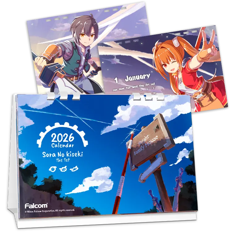 空の軌跡 the 1st 卓上カレンダー2026