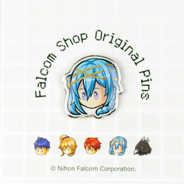 ファルコムピンバッジ（リラ）