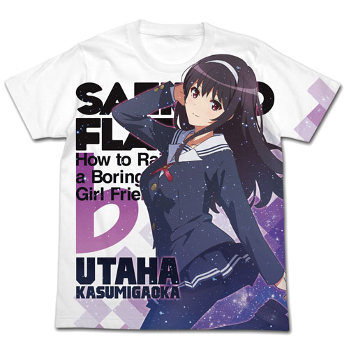 霞ヶ丘詩羽フルグラフィックTシャツ フラットVer.