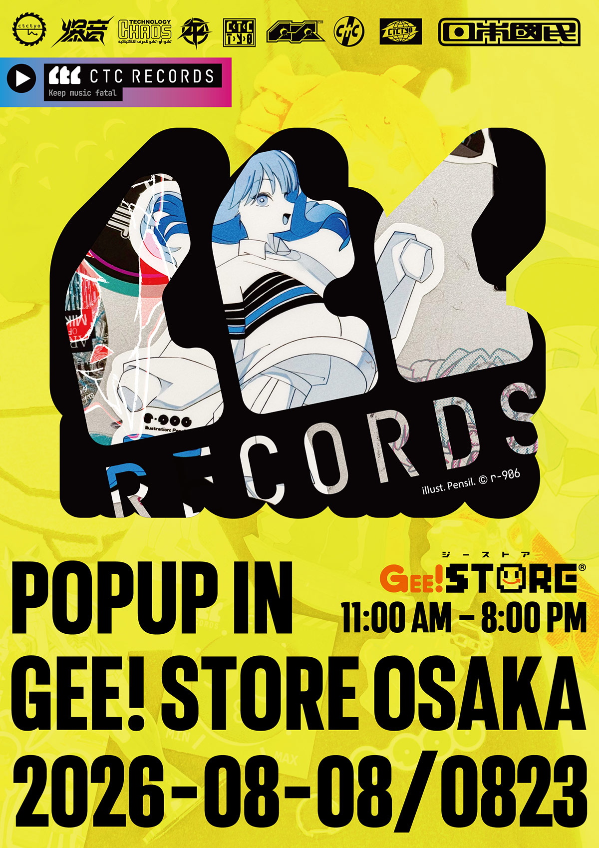 CTCRECORDS POPUP IN OSAKA