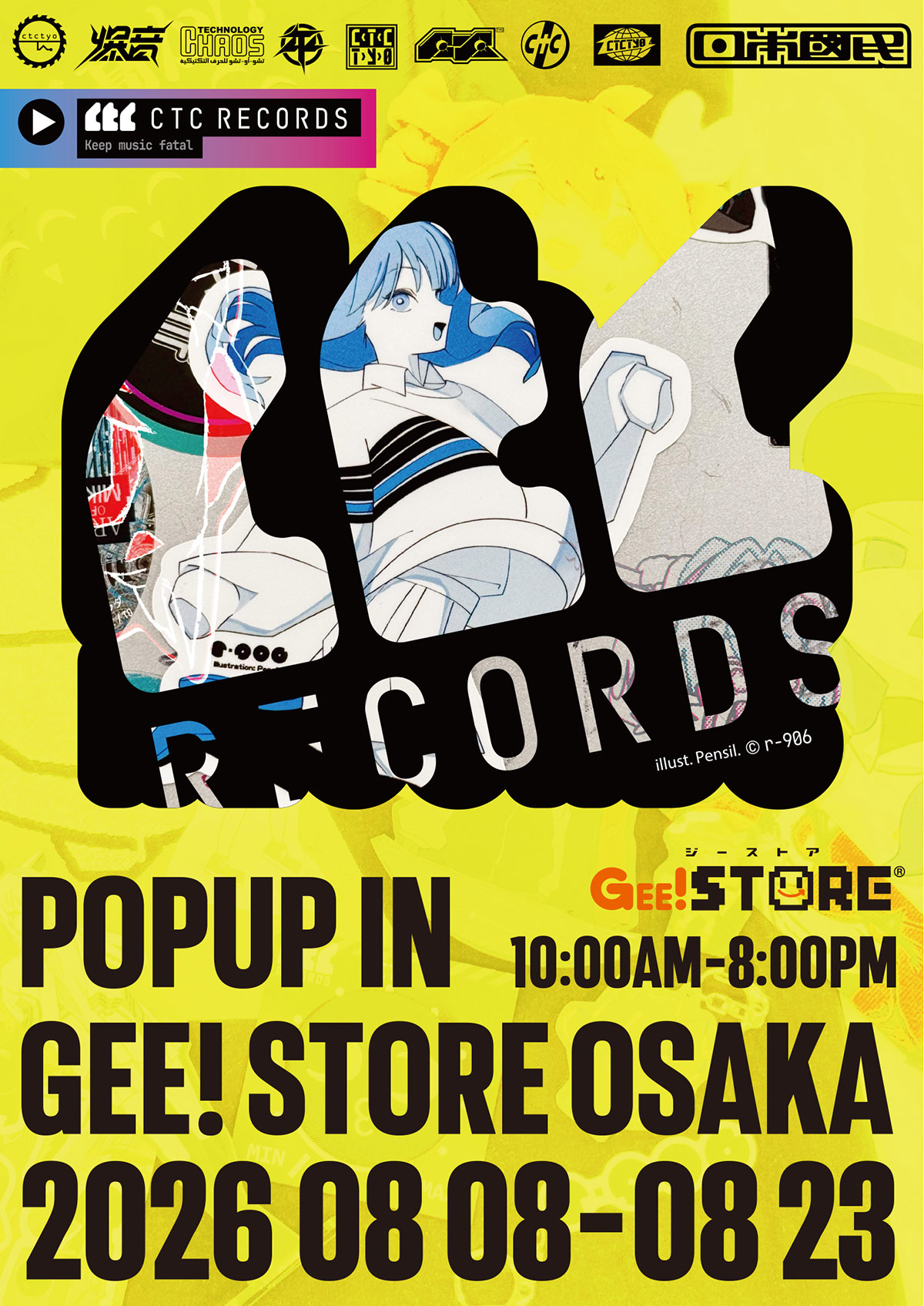 CTCRECORDS POPUP IN OSAKA