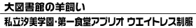 私立汐美学園・第一食堂アプリオ ウエイトレス制服